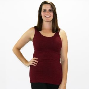 Skinny Tee Cranberry Tank Top